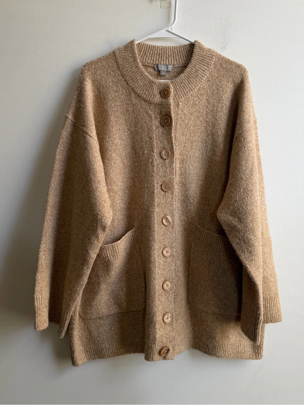 J. Crew Relaxed Milano-Stitch Cardigan